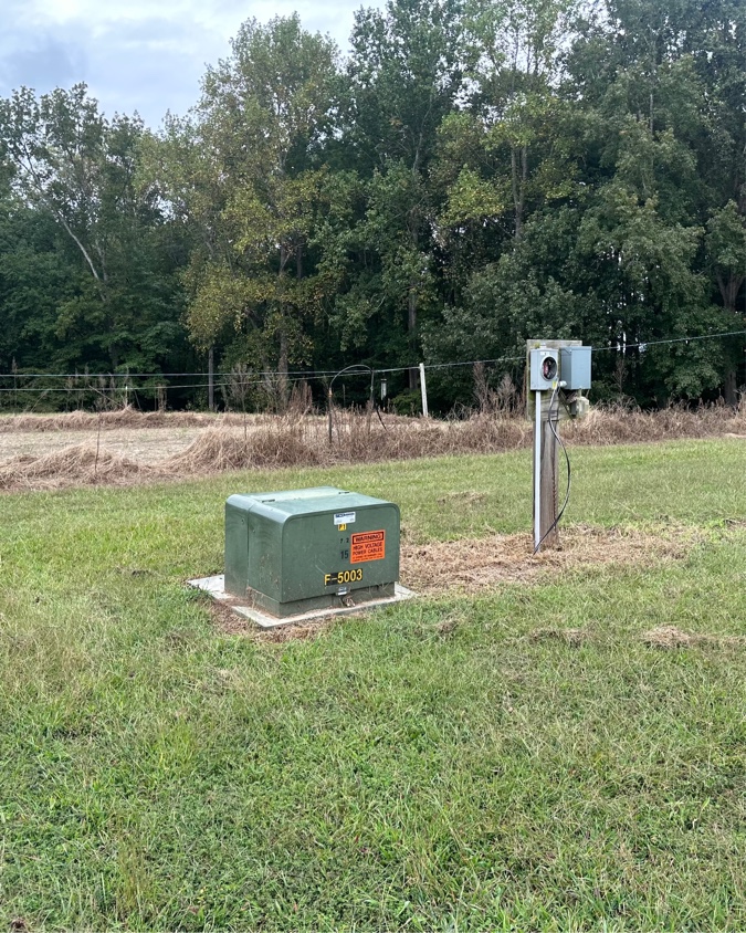 Prepared shed pad with level gravel base in Virginia Beach